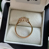 9ct Gold Citrine Blossom Ring