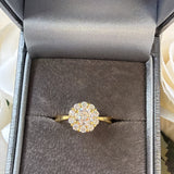 Eternal Flower Moissanite Ring- Gold