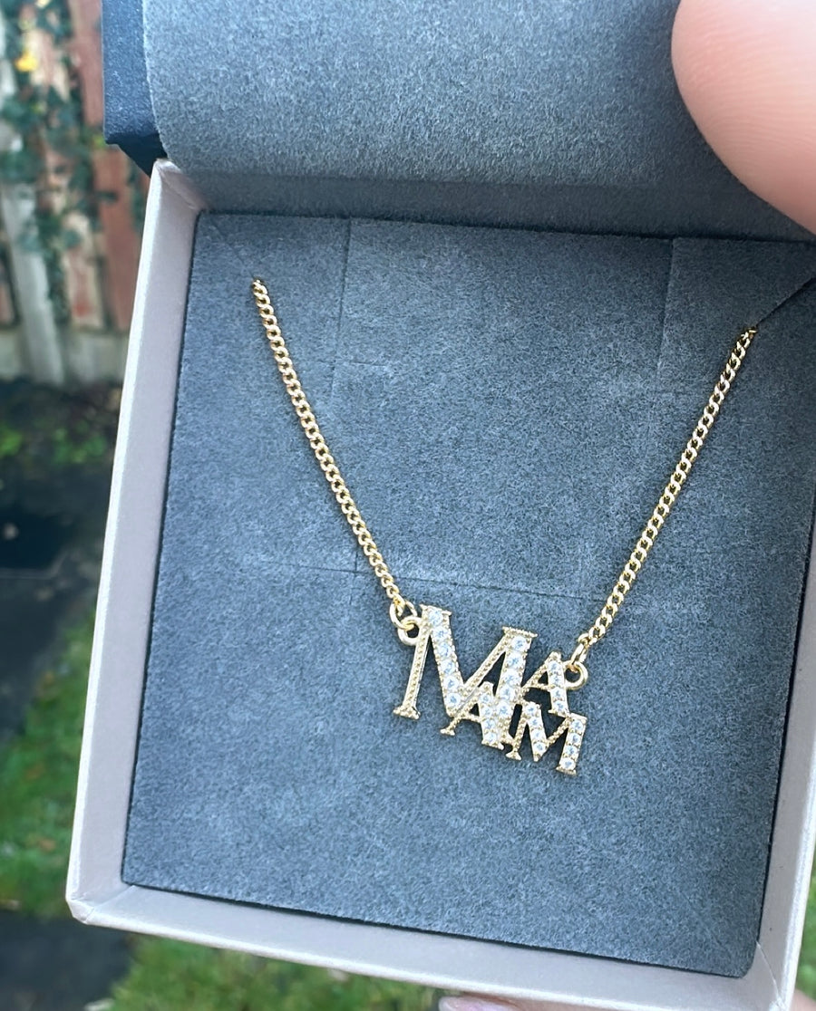 Mama/Mam  Necklace- Gold & Silver Available