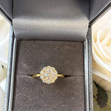 Eternal Flower Moissanite Ring- Gold