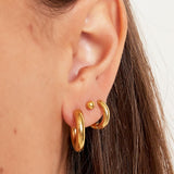 Creoles Hoops Earrings - Gold & Silver Available