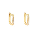 Camilla Rectangle earrings - Gold& Silver Available