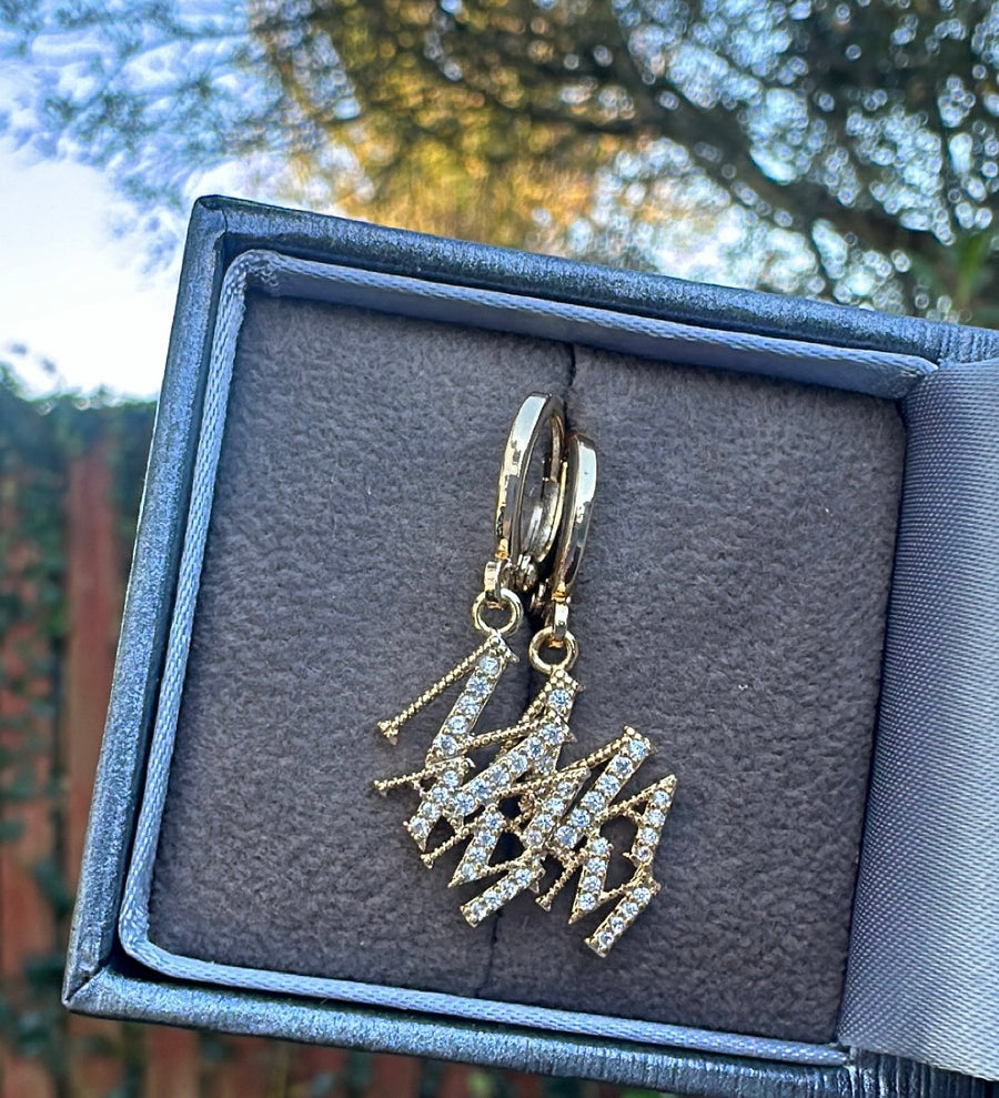 Mama/Mam Earrings- Gold & Silver Available