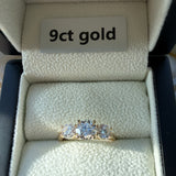 9ct Gold Emily 2ct Trilogy Ring