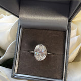 Celeste Oval Bezel Ring – Silver - sterling silver