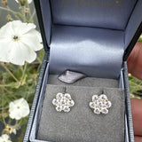 9ct  Flower Studs- 9ct gold earrings