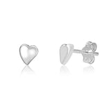 Sterling Silver Heart Earrings