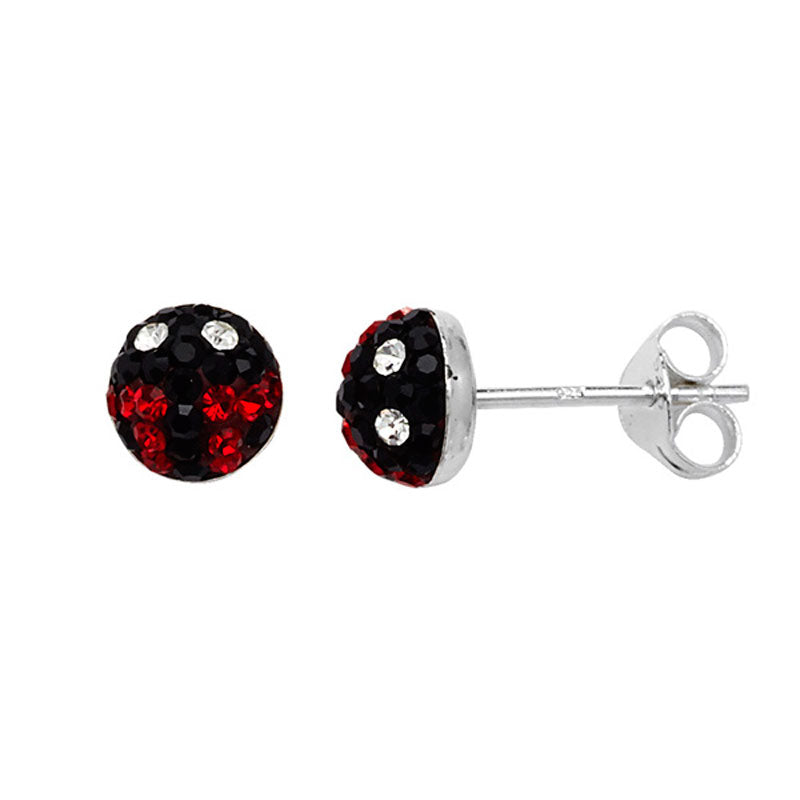 Sterling Silver Ladybird  Earrings