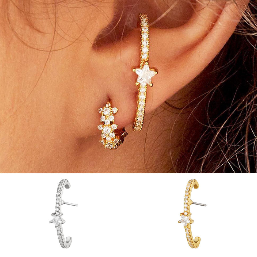 Star Earcuff - Gold & Silver Available