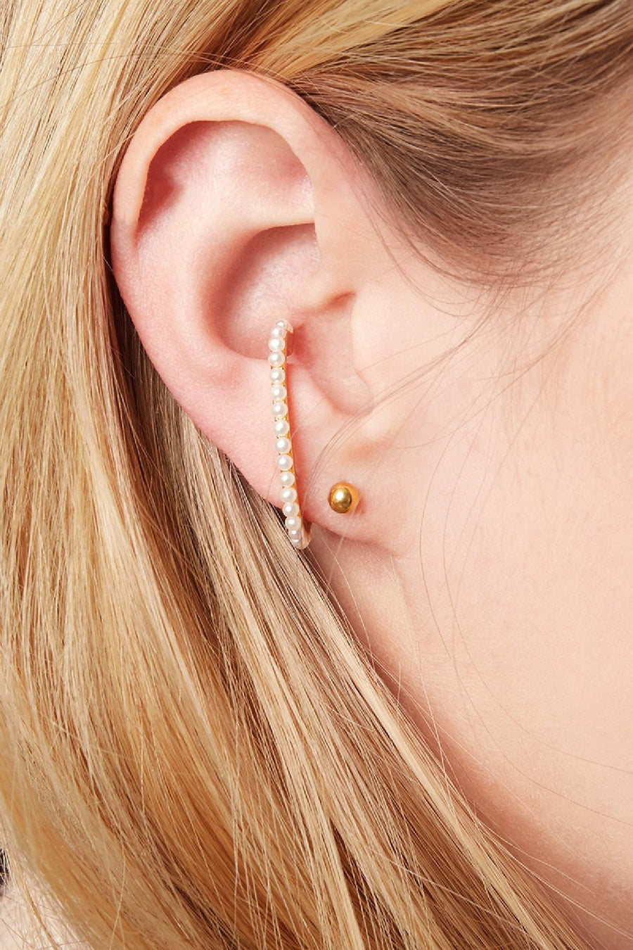 Pearl Earcuff - Gold & Silver Available