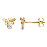 9ct Butterfly Studs- 9ct gold earrings