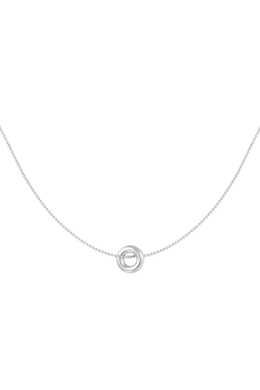 Circle Charm Necklace- Gold & Silver Available