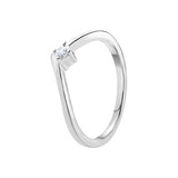 Sterling Silver Lyra Ring