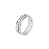 Sterling Silver Spinning Pattern Ring