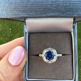 Sapphire  Sterling Silver  Ring