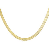 Flat Braided Chain - Gold & Silver Available