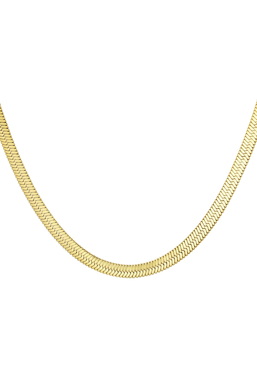 Flat Braided Chain - Gold & Silver Available
