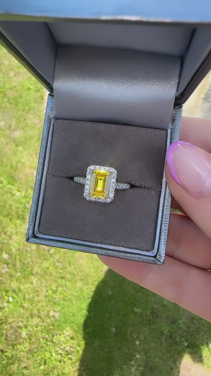 Sterling Silver Citrine Ring