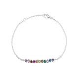 Sterling Silver Tear Drop Bracelet