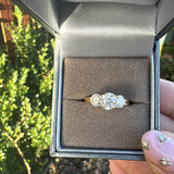 Emily Moissanite Ring- Gold