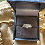 Emily Moissanite Ring- Gold