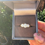 Emily Moissanite Ring- Gold