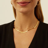 Herringbone Gold Necklace