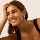 Herringbone Sterling Silver Necklace