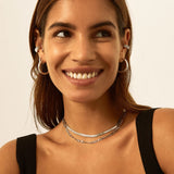 Herringbone Sterling Silver Necklace